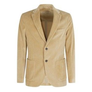 Circolo 1901 Sandy Beige Corduroy Jacket With Ribbed Velvet Accents - NWT